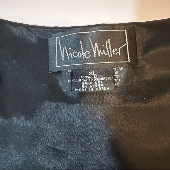 Vintage 1994 Nicole Miller Silk Vest Limited Edition - Picture 3 of 7